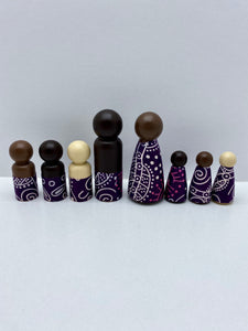 Bush Tucker, Purple.   Aboriginal Artist: June Smith