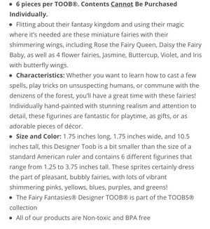 Safari LTD Fairy Fantasy Designer TOOBS