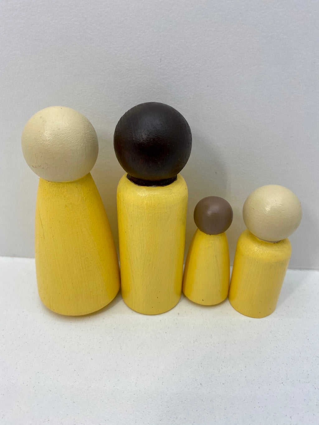 Yellow Peg Dolls