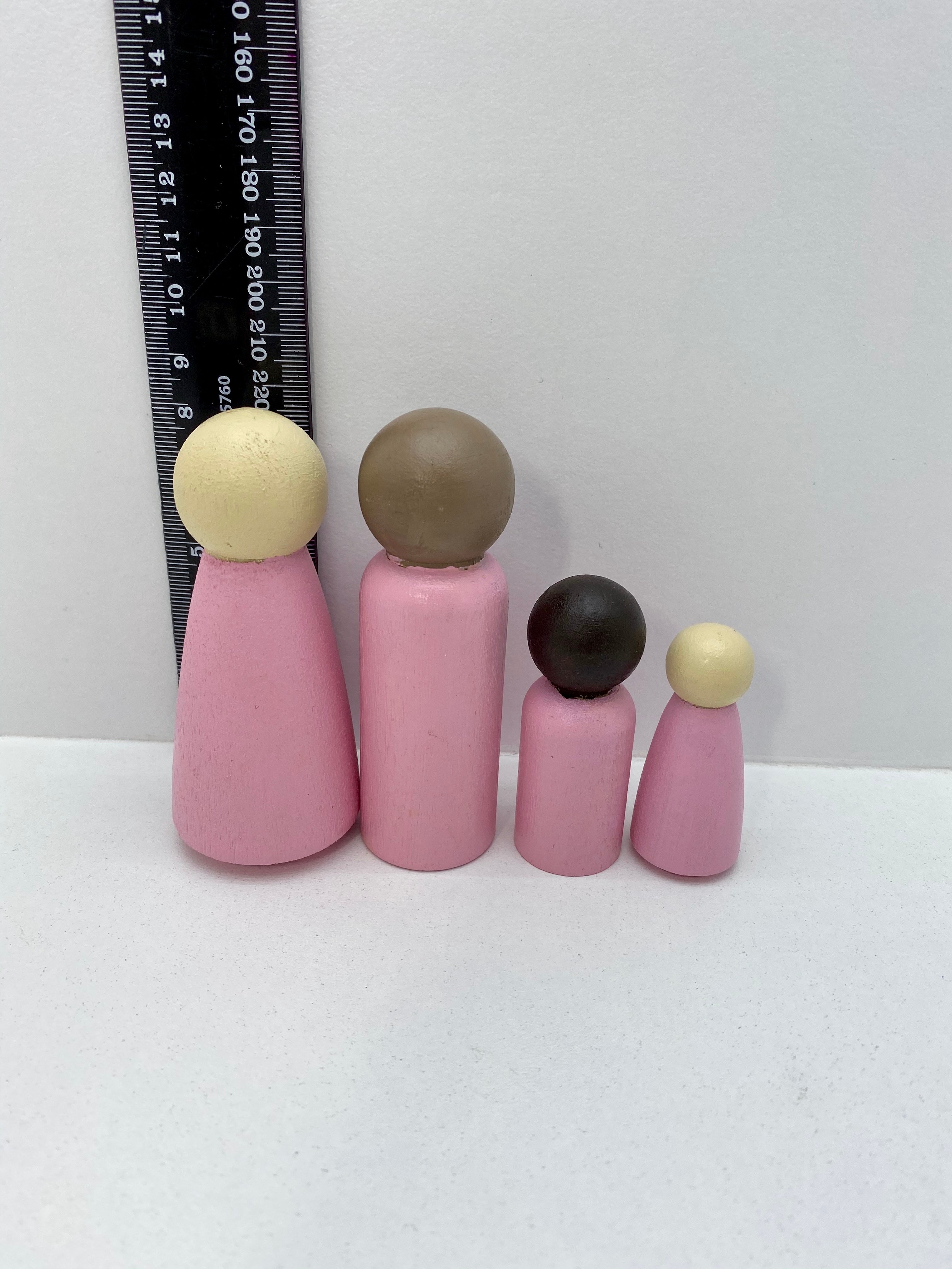 Light Pink Peg Dolls