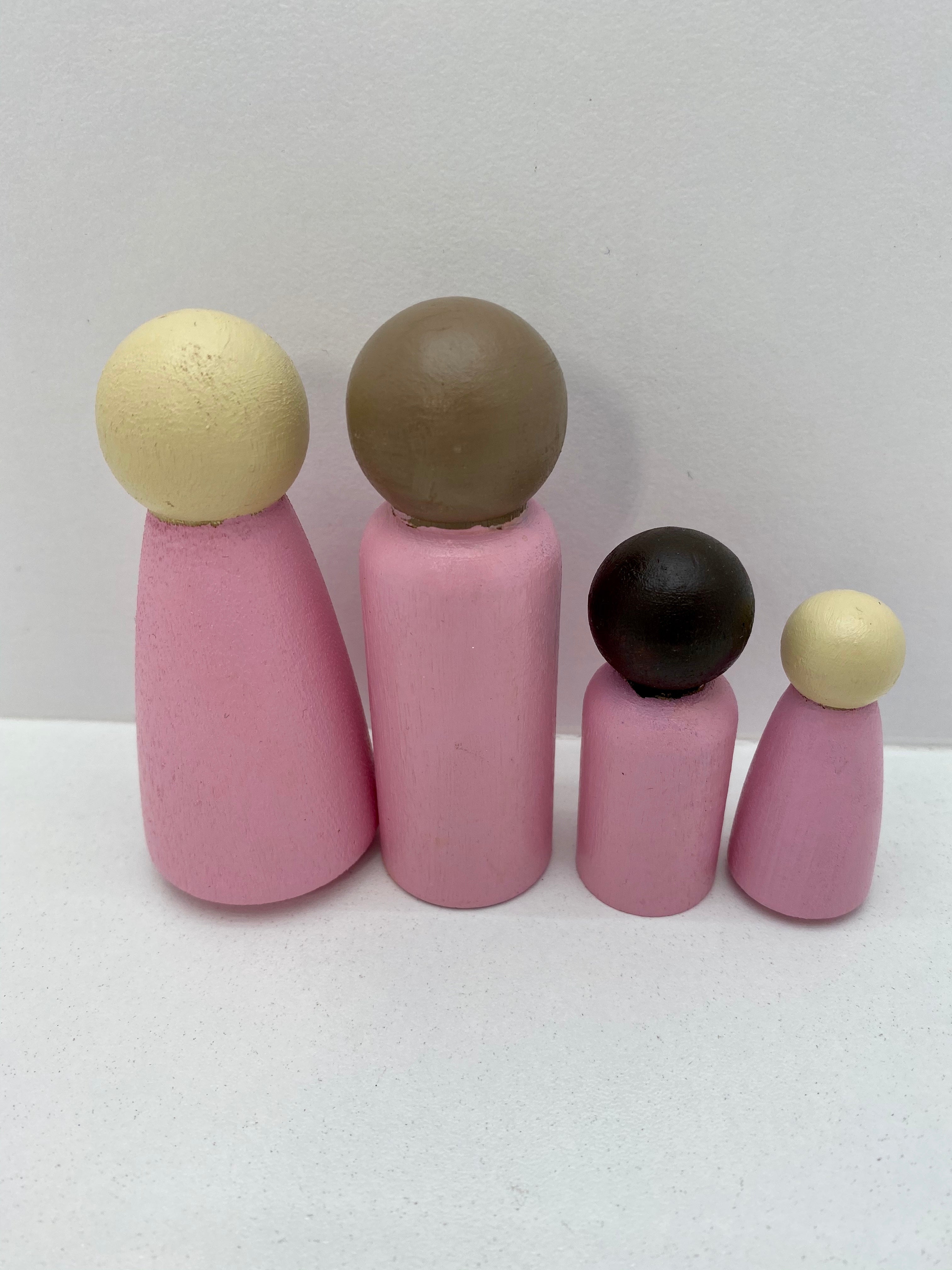 Light Pink Peg Dolls