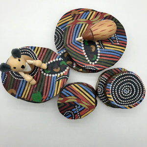 Indigenous Australian timber toys sustainable Rainbow snake